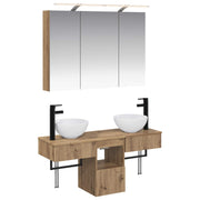 Set ormarića za kupaonicu 4 pcs 100 x 14,5 x 70 cm