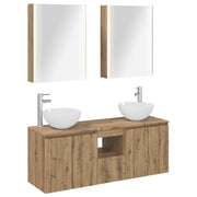 Set ormarića za kupaonicu 5 pcs Hrast artisan 53 x 15,5 x 70 cm