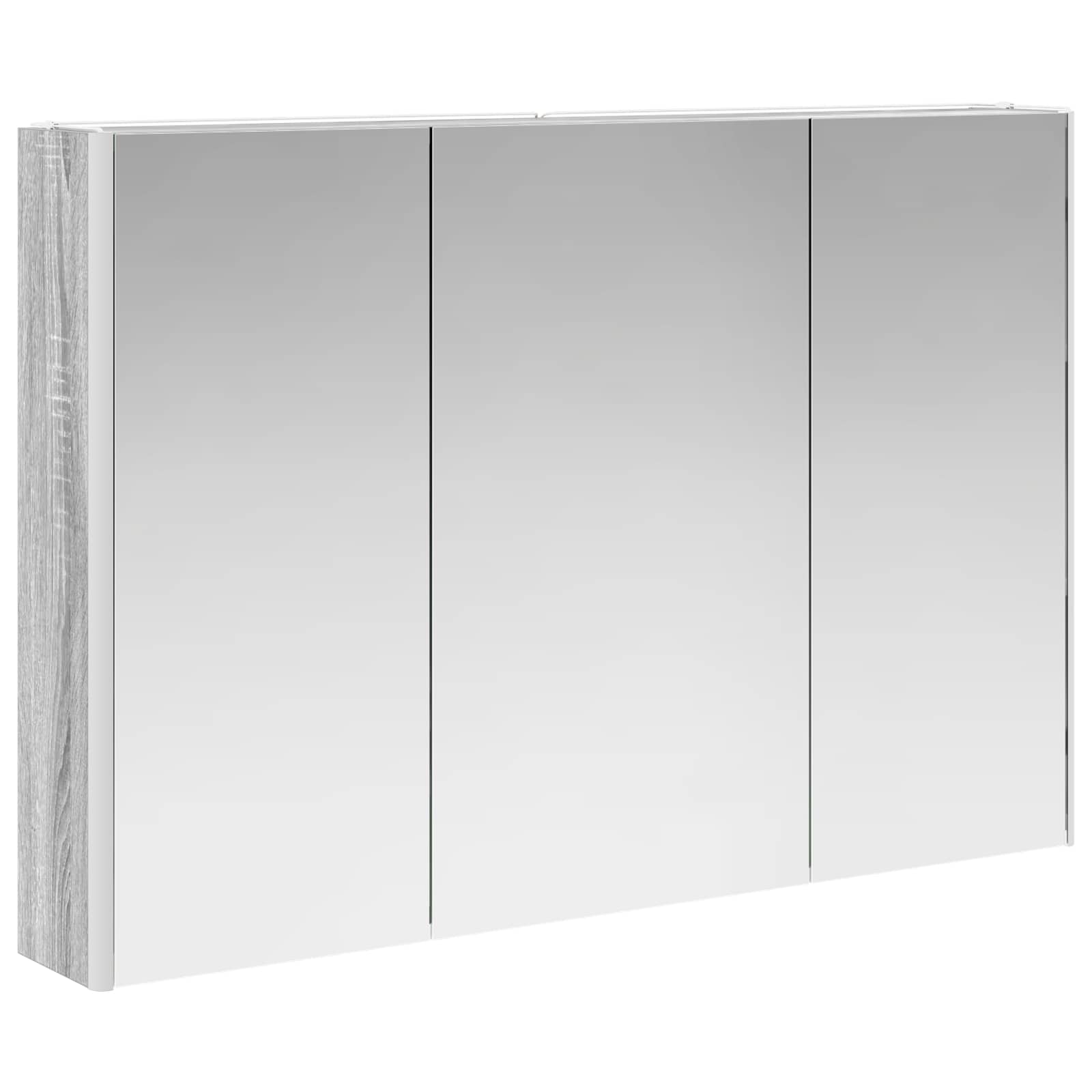Set ormarića za kupaonicu 4 pcs Siva Sonoma Konstruirano drvo