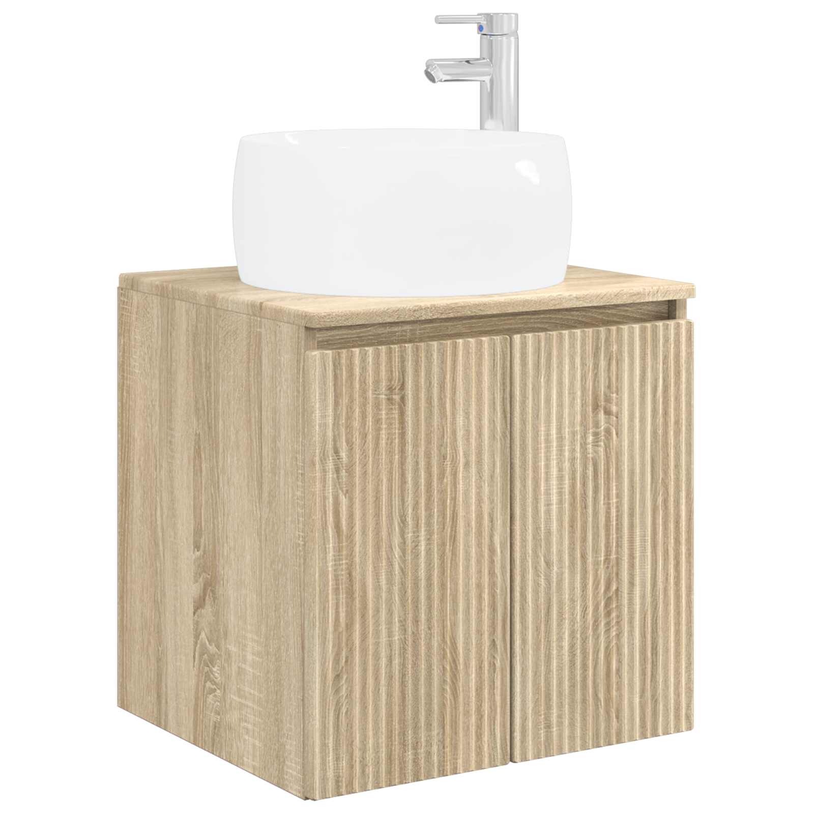 Set ormarića za kupaonicu 4 pcs Hrast sonoma Konstruirano drvo