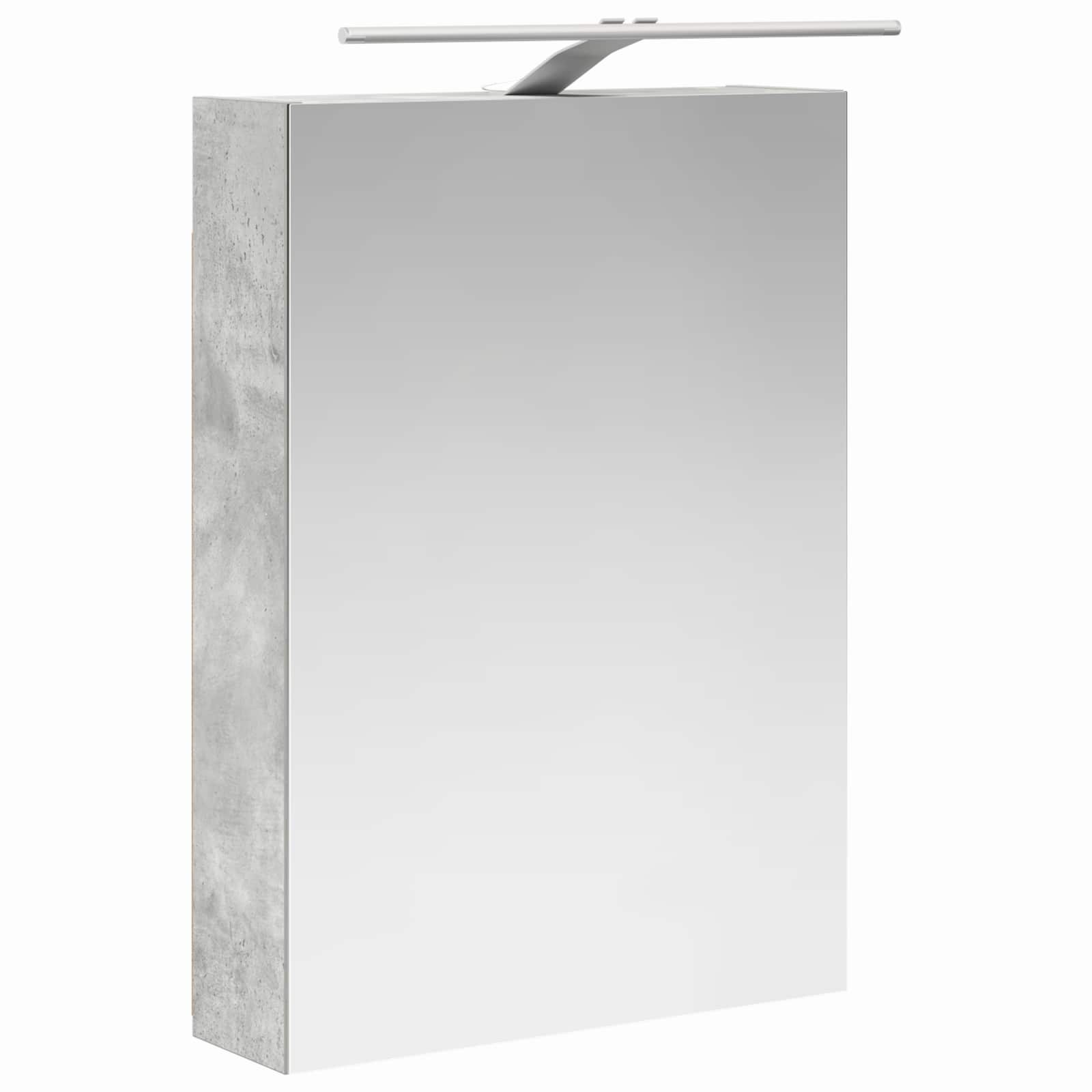 Set ormarića za kupaonicu 5 pcs Betonska siva 50 x 14,5 x 70 cm