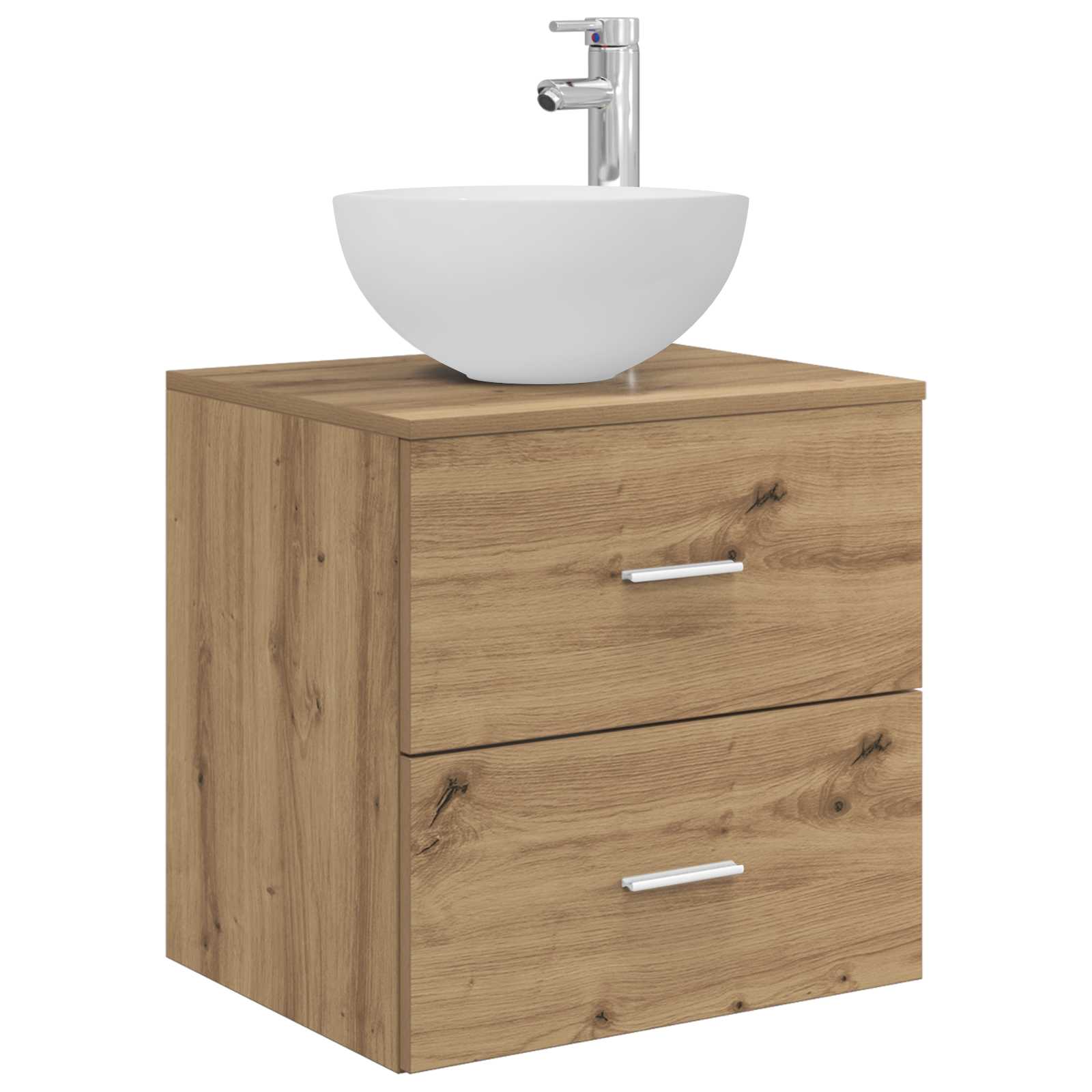 Set ormarića za kupaonicu 5 pcs Hrast artisan 50 x 14,5 x 70 cm
