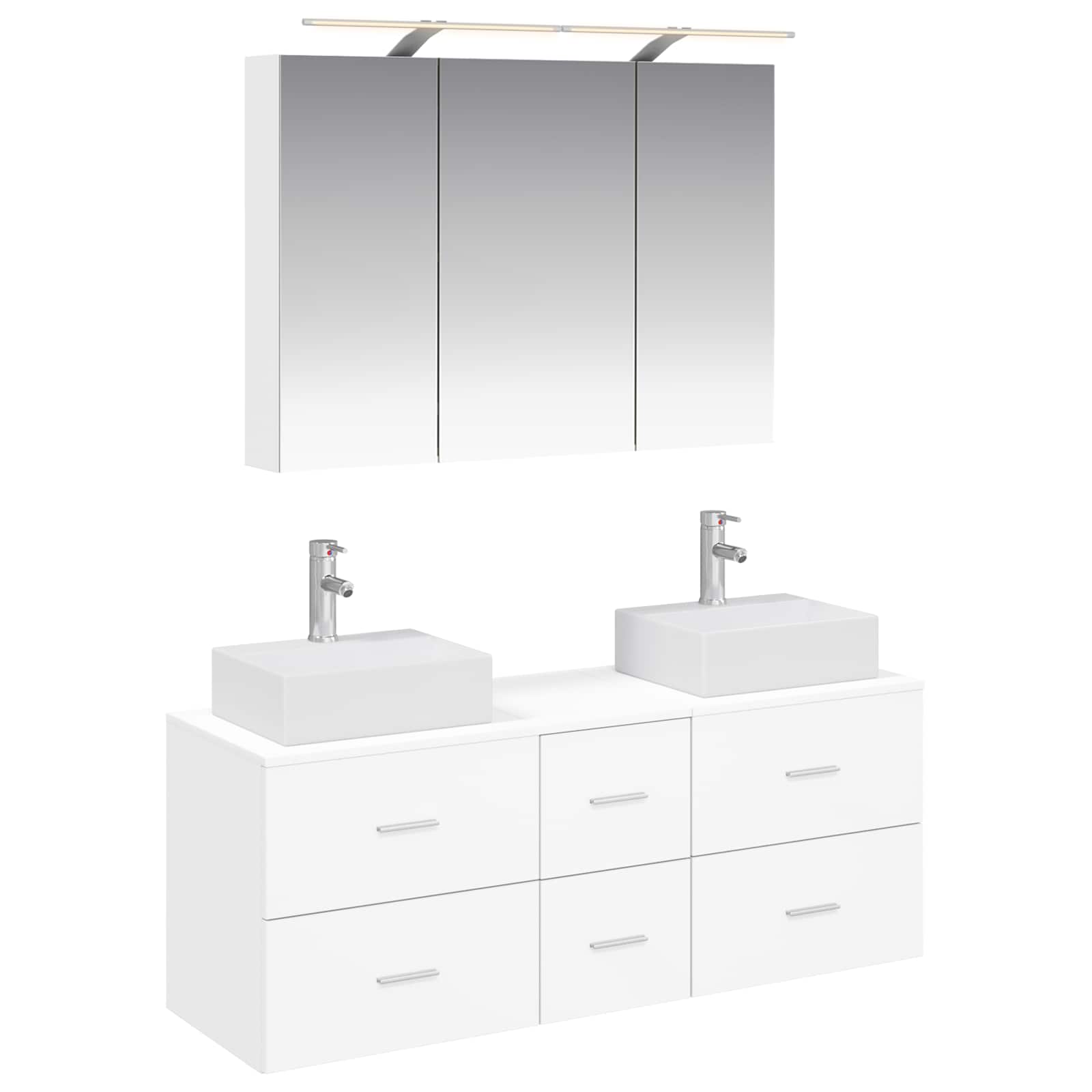 Set namještaja za kupaonicu 4 pcs Bijela