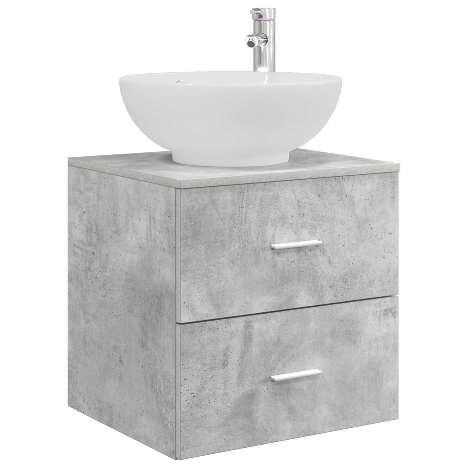 Set namještaja za kupaonicu 5 pcs Betonska siva