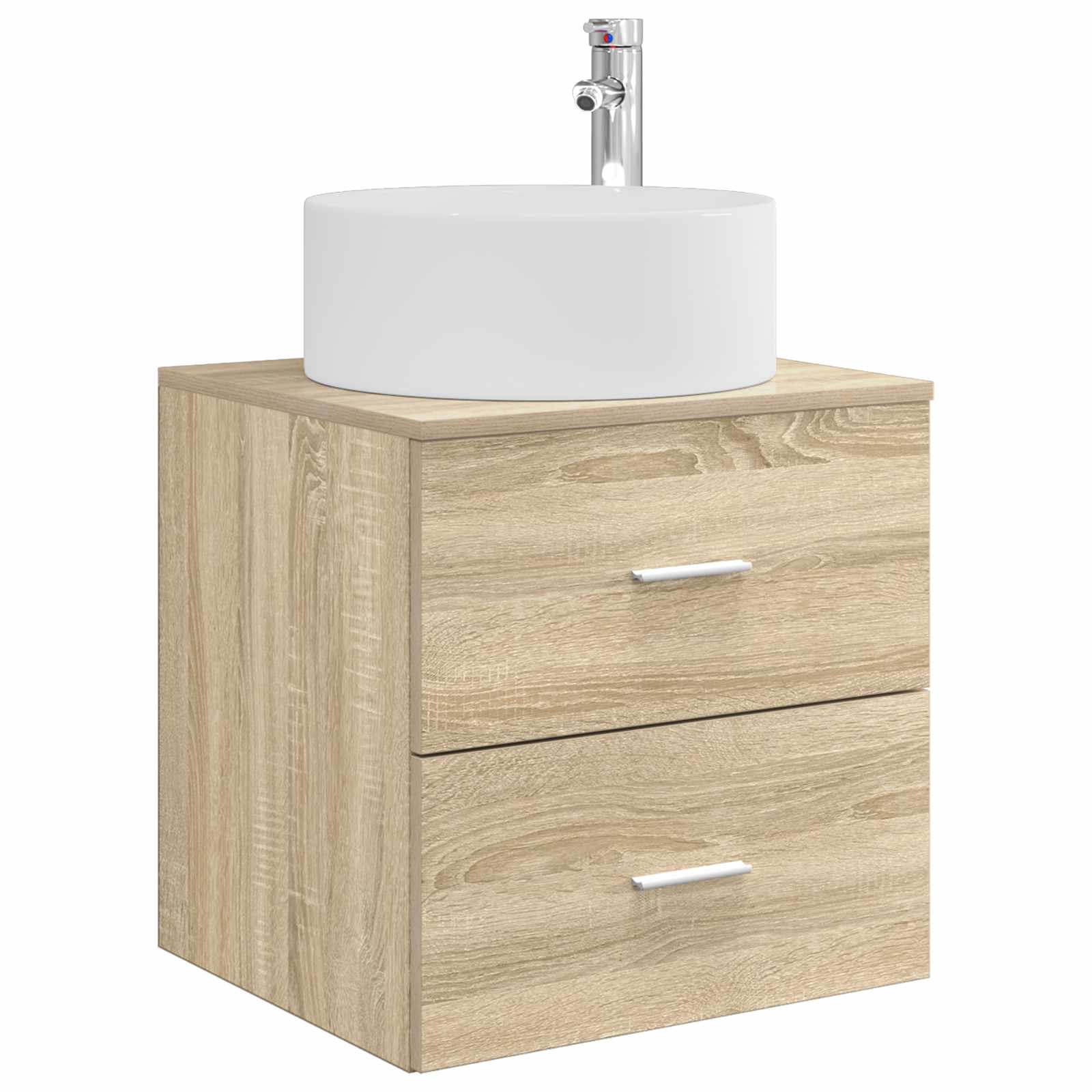 Set namještaja za kupaonicu 4 pcs Hrast sonoma