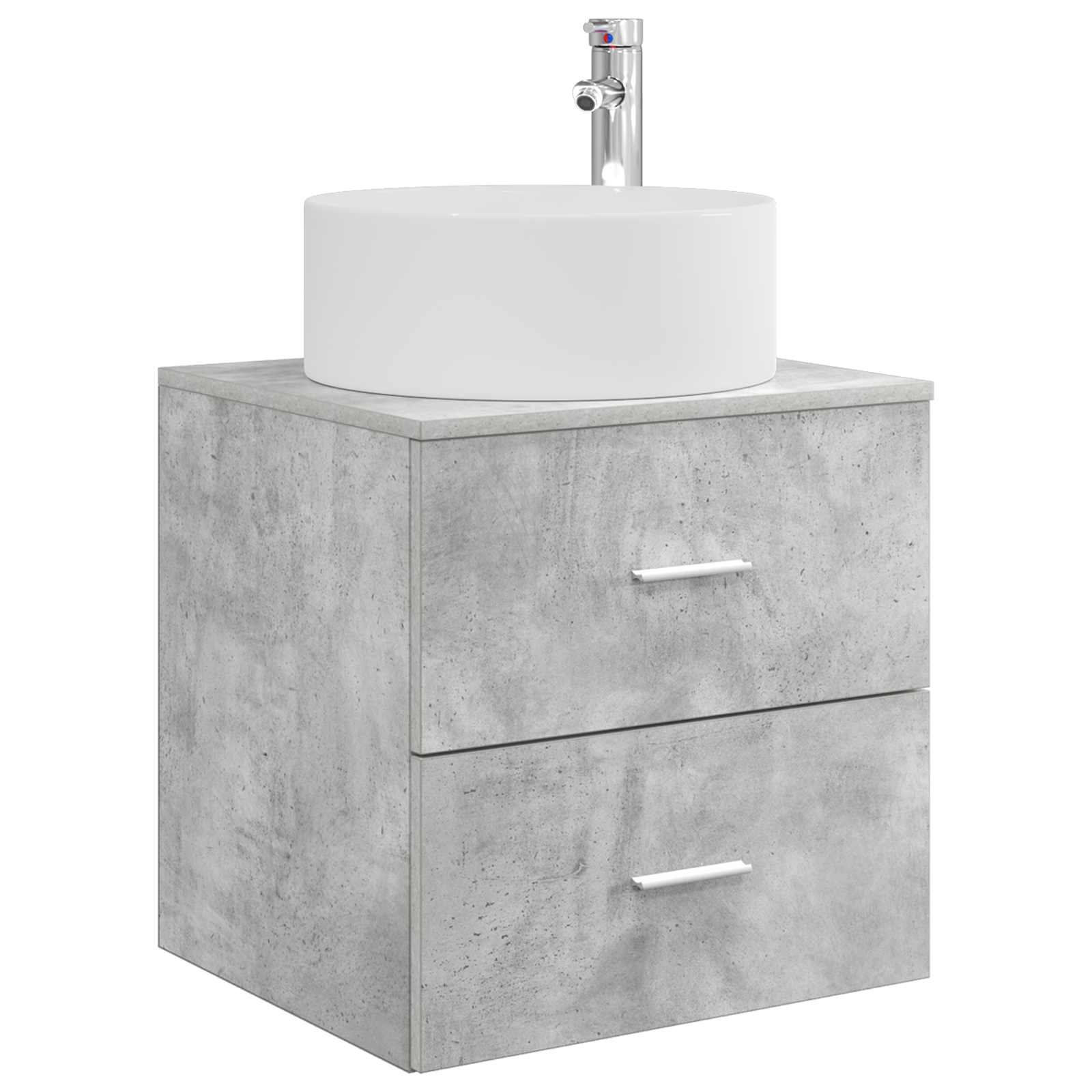 Set namještaja za kupaonicu 4 pcs Betonska siva