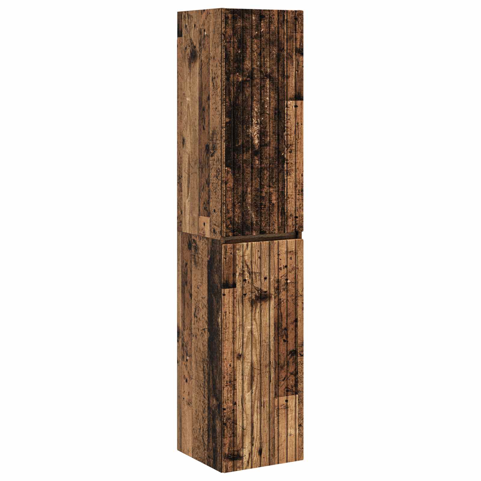 Set ormarića za kupaonicu 5 pcs Staro drvo 40 x 10,5 x 60,5 cm