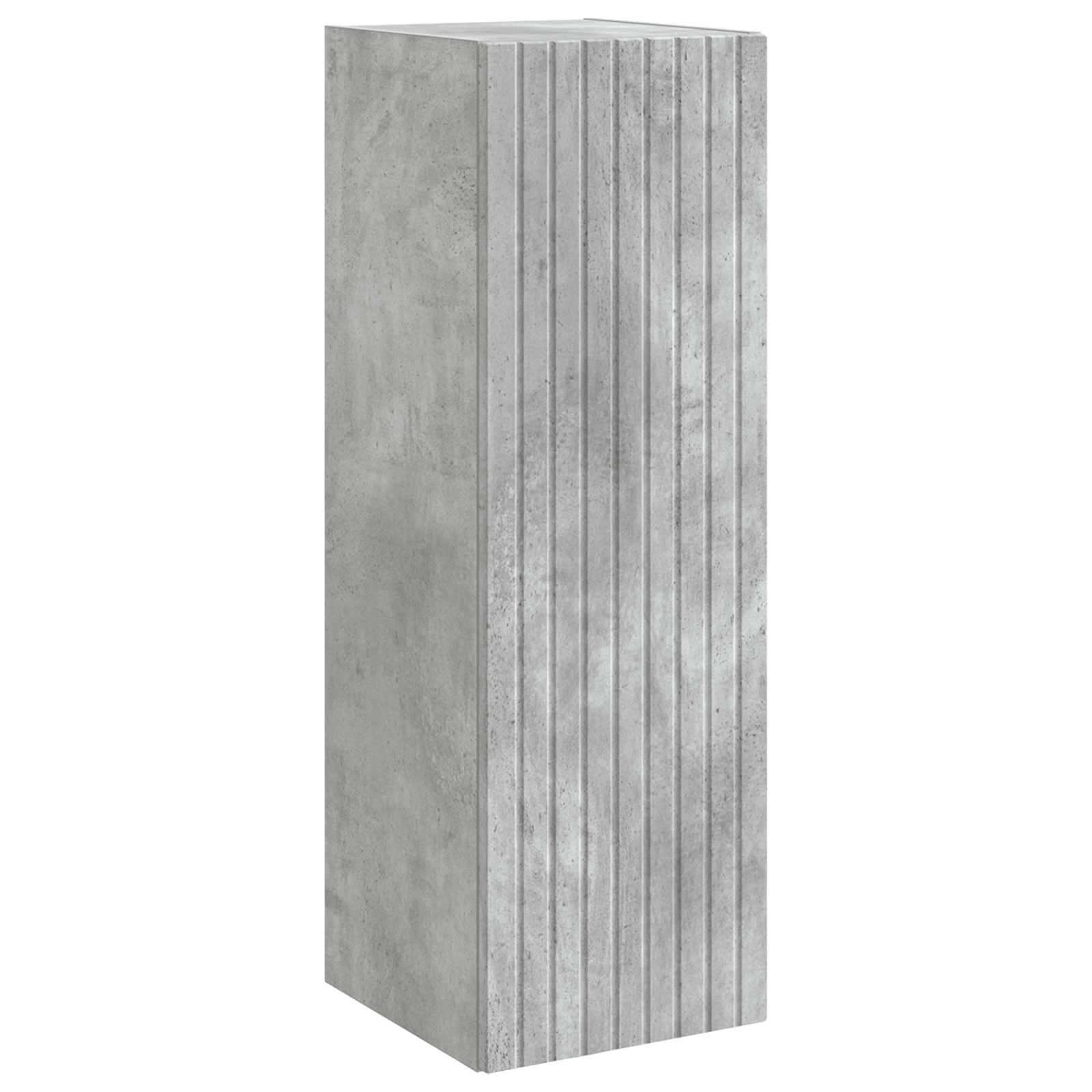 Set ormarića za kupaonicu 5 pcs Betonska siva 43 x 16 x 62,5 cm