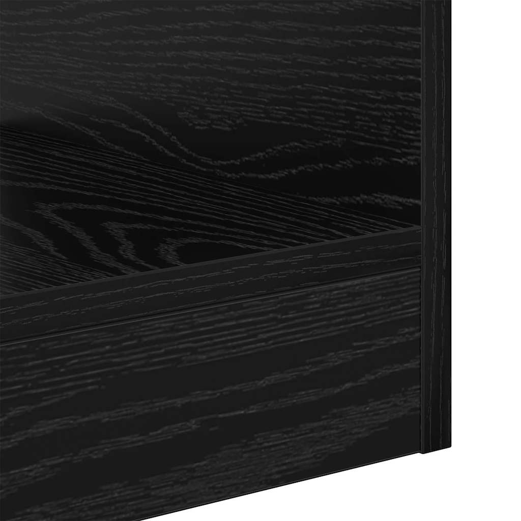 Konačna Stolić Crni hrast 30,5 x 30 x 45 cm Konstruirano drvo