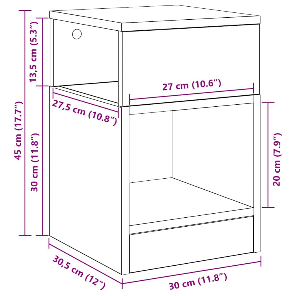 Konačna Stolić Betonski sivi 30,5 x 30 x 45 cm