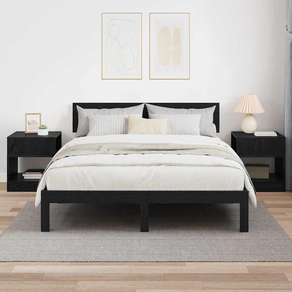 Konačna Stolić 2 pcs Crni hrast 40,5 x 40 x 45 cm