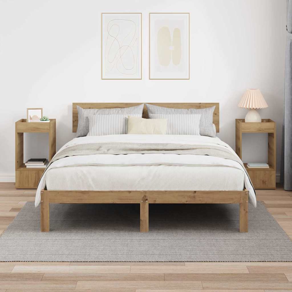 Konačna Stolić 2 pcs Umjetnički hrast 30 x 30 x 56 cm