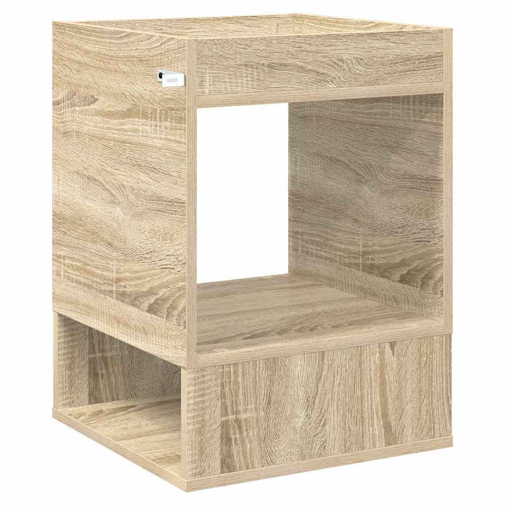 Konačna Stolić Sonoma hrast 40 x 40 x 56 cm Konstruirano drvo