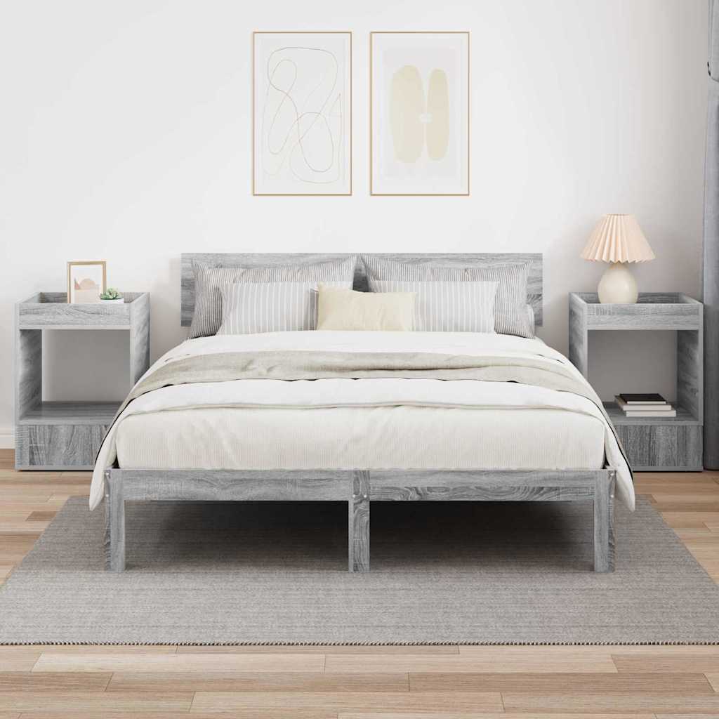Konačna Stolić 2 pcs Siva Sonoma 40 x 40 x 56 cm