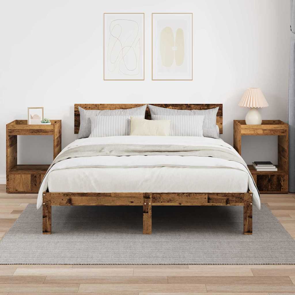 Konačna Stolić 2 pcs Staro drvo 40 x 40 x 56 cm