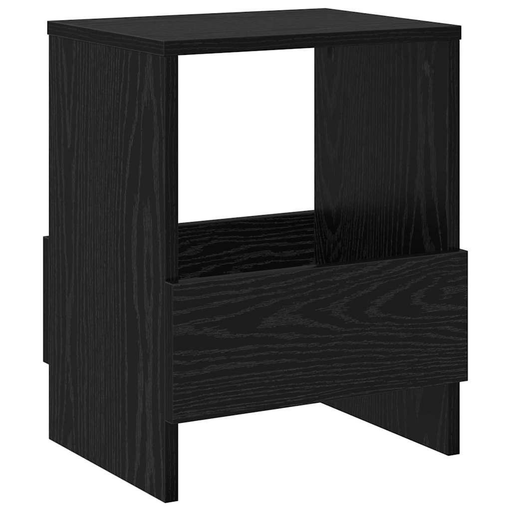 Polica za časopise 2 pcs Crni hrast 35 x 30 x 45 cm