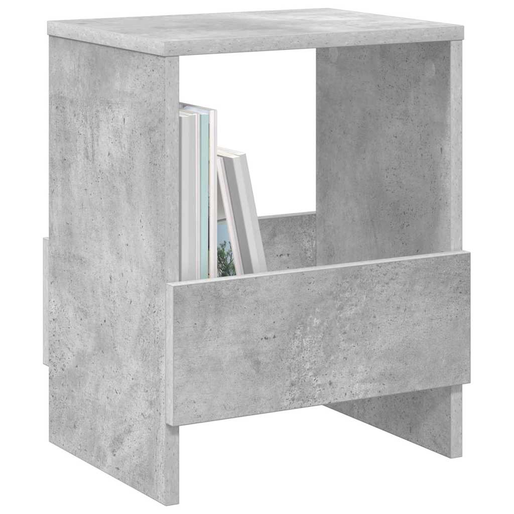 Polica za časopise Betonski sivi 35 x 30 x 45 cm