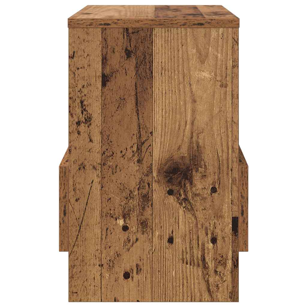 Polica za časopise 2 pcs Staro drvo 35 x 30 x 45 cm