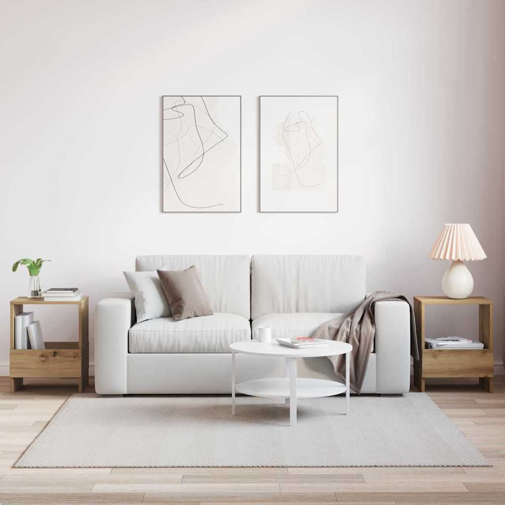 Polica za časopise 2 pcs Umjetnički hrast 35 x 30 x 45 cm