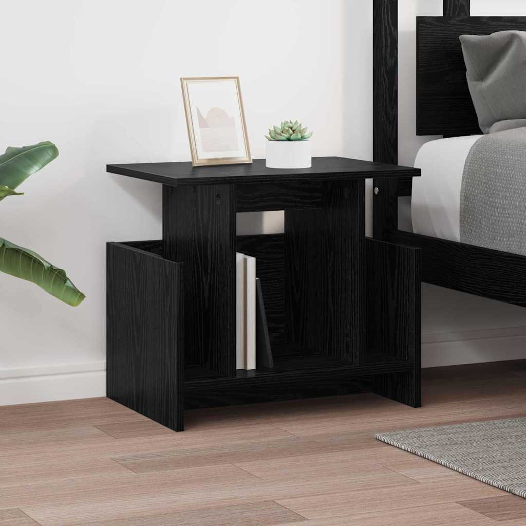 TV stalak Crni hrast 50 x 35 x 45 cm Konstruirano drvo