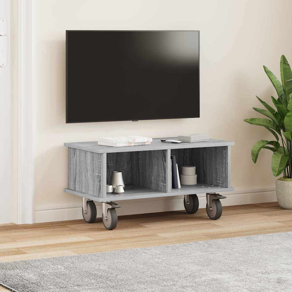 TV stalak Siva Sonoma 68,5 x 35 x 35 cm Konstruirano drvo