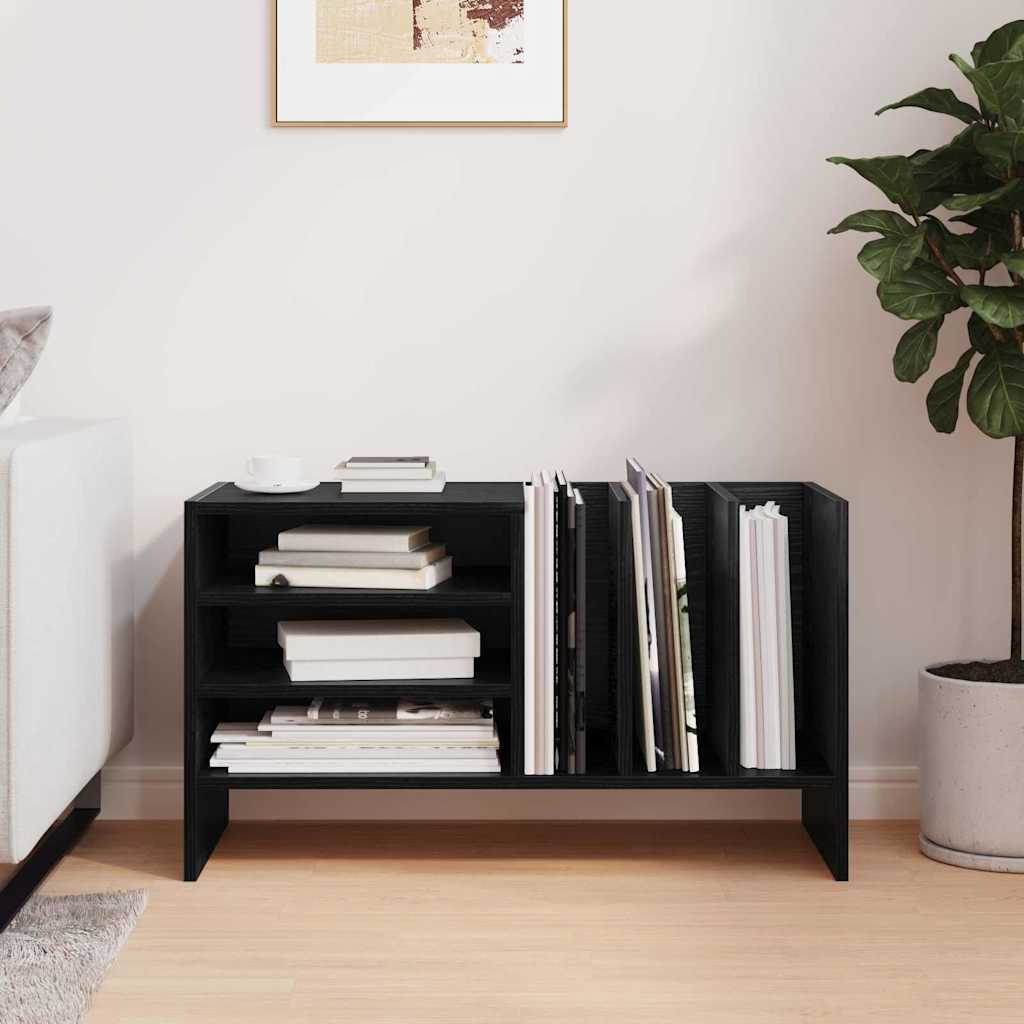 Ormar za ploče Crni hrast 78.5 x 35 x 45 cm Konstruirano drvo