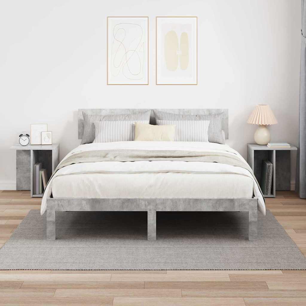 Konačna Stolić 2 pcs Betonski sivi 37 x 32 x 40 cm