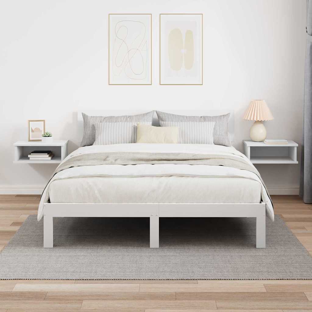 Noćni ormarić 2 pcs Bijelo 40 x 31 x 15 cm Konstruirano drvo