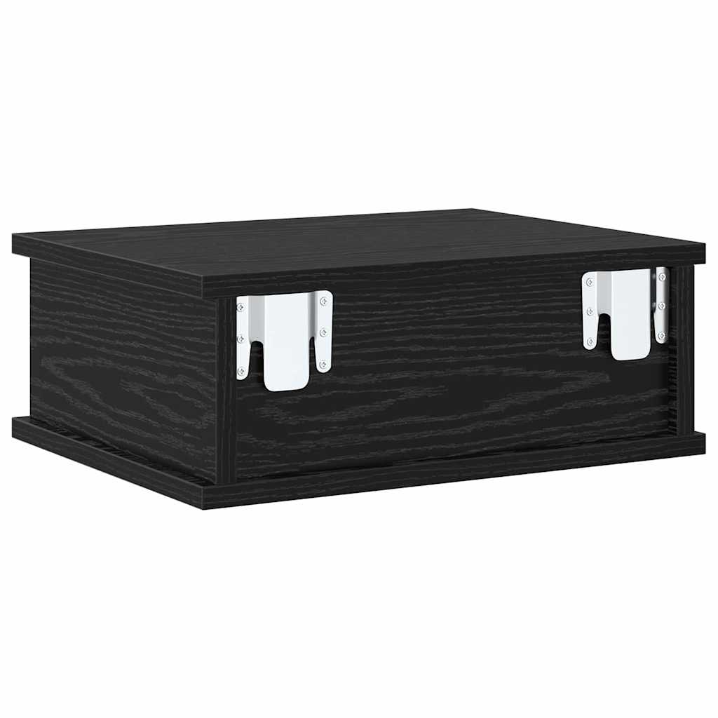 Noćni ormarić Crni hrast 40 x 31 x 15 cm Konstruirano drvo