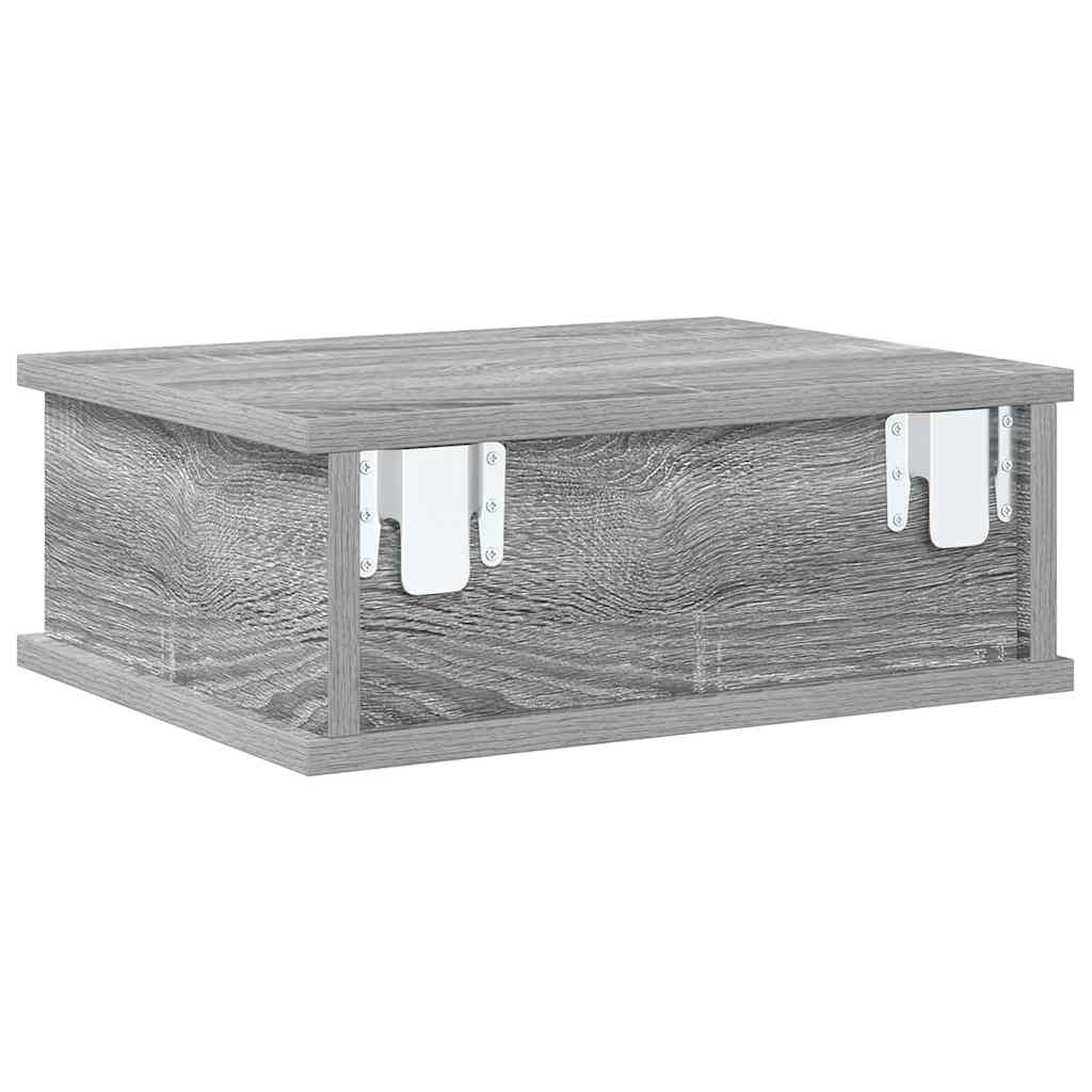 Noćni ormarić 2 pcs Siva Sonoma 40 x 31 x 15 cm