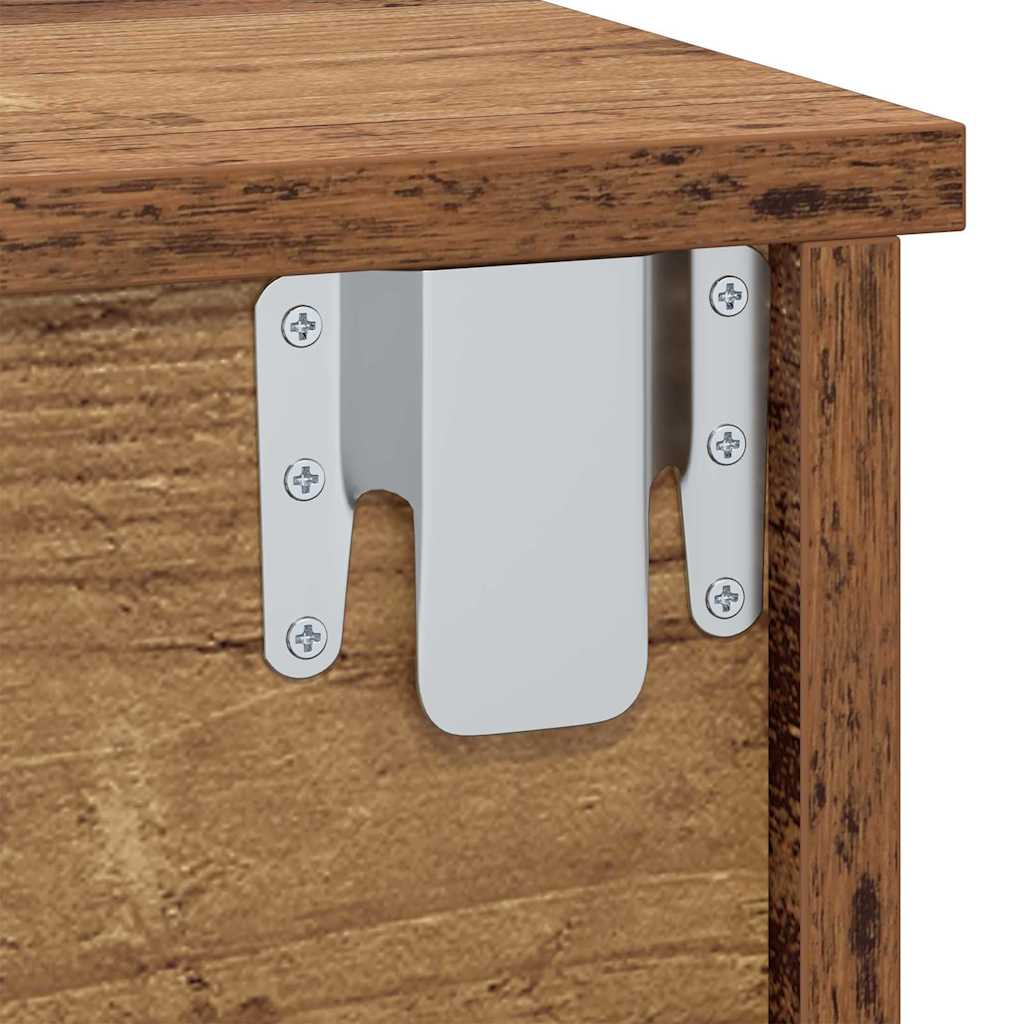 Noćni ormarić 2 pcs Staro drvo 40 x 31 x 15 cm