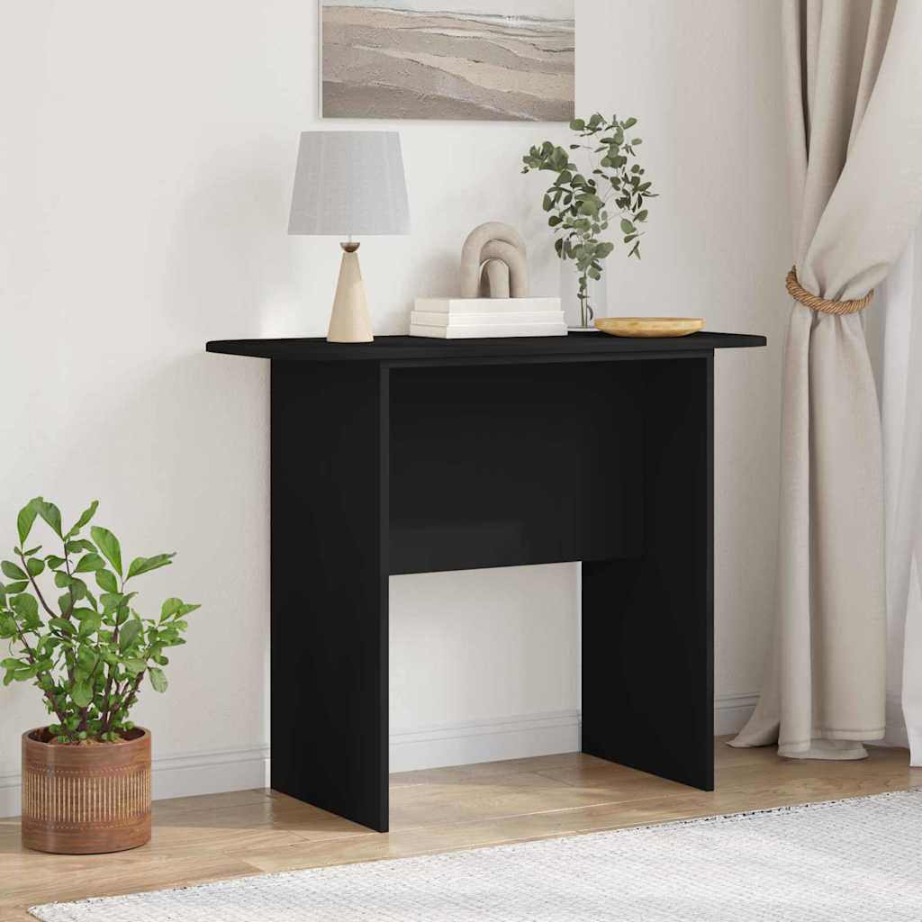 Konzolna stolica Crna 93 x 40 x 75 cm Konstruirano drvo