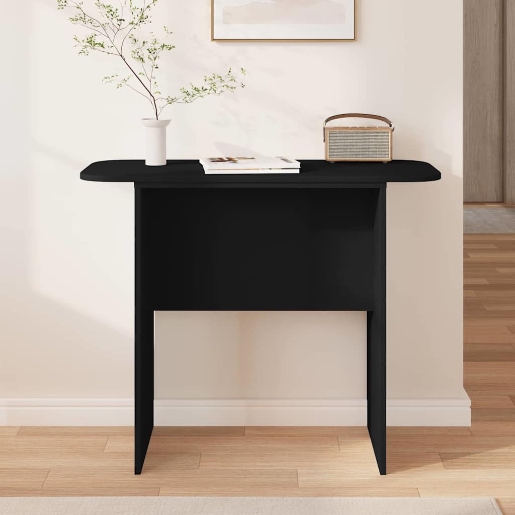 Konzolna stolica Crna 93 x 40 x 75 cm Konstruirano drvo