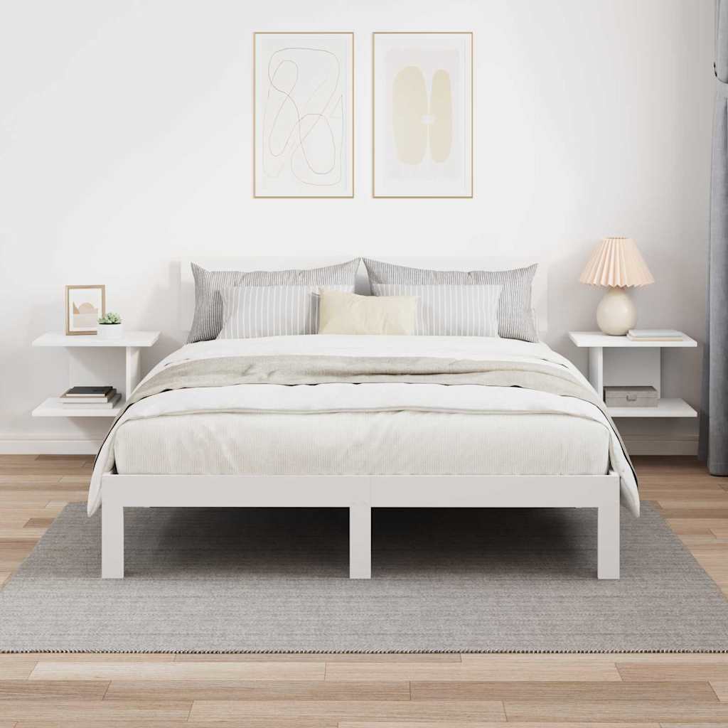 Noćni ormarić 2 pcs Bijelo 40 x 30 x 25 cm Konstruirano drvo