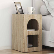 Noćni ormarić 2 pcs Sonoma hrast 29,5 x 33,5 x 50 cm