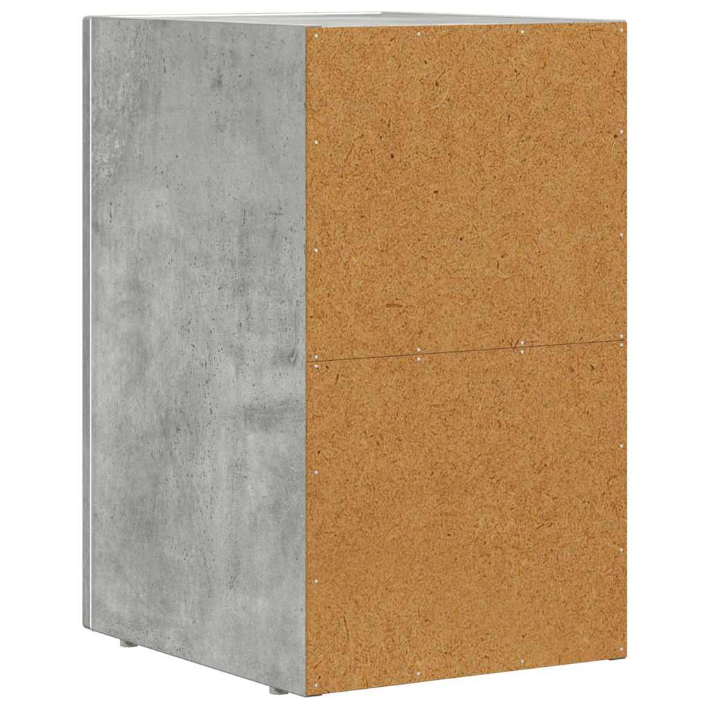 Noćni ormarić 2 pcs Betonski sivi 29,5 x 33,5 x 50 cm