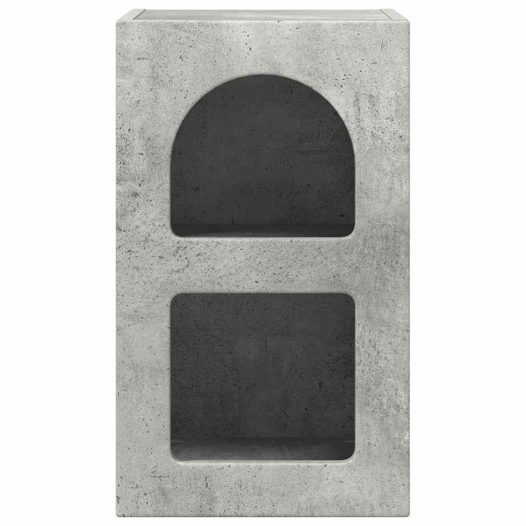 Noćni ormarić 2 pcs Betonski sivi 29,5 x 33,5 x 50 cm