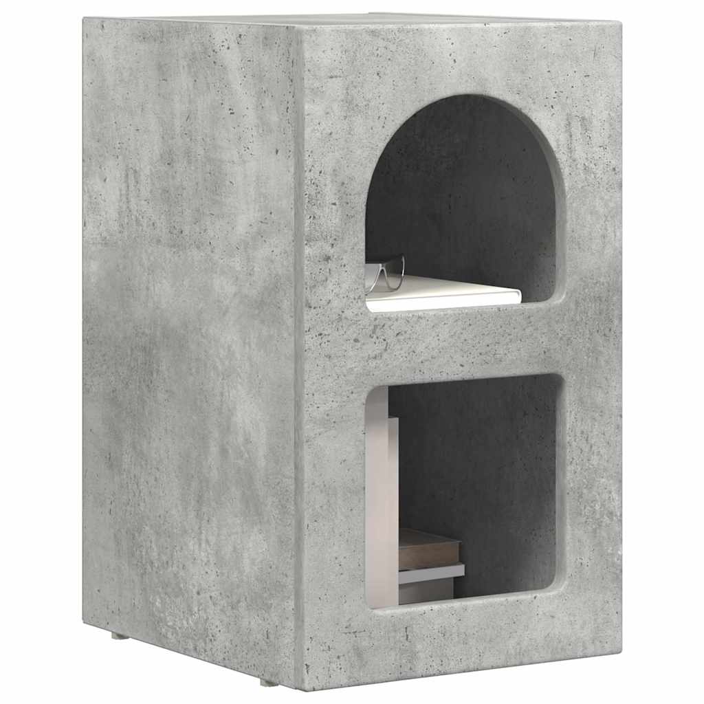Noćni ormarić 2 pcs Betonski sivi 29,5 x 33,5 x 50 cm