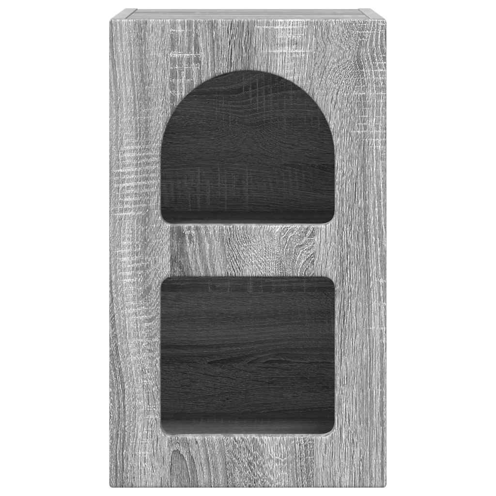 Noćni ormarić Siva Sonoma 29,5 x 33,5 x 50 cm Konstruirano drvo