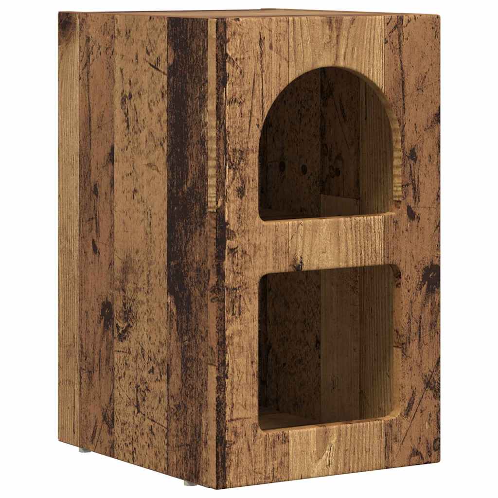 Noćni ormarić 2 pcs Staro drvo 29,5 x 33,5 x 50 cm
