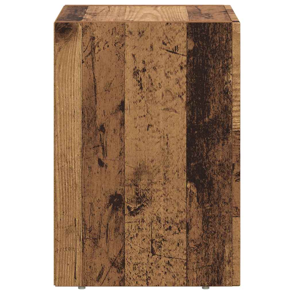Noćni ormarić 2 pcs Staro drvo 29,5 x 33,5 x 50 cm