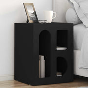 Noćni ormarić 2 pcs Crna 40 x 35 x 50 cm Konstruirano drvo