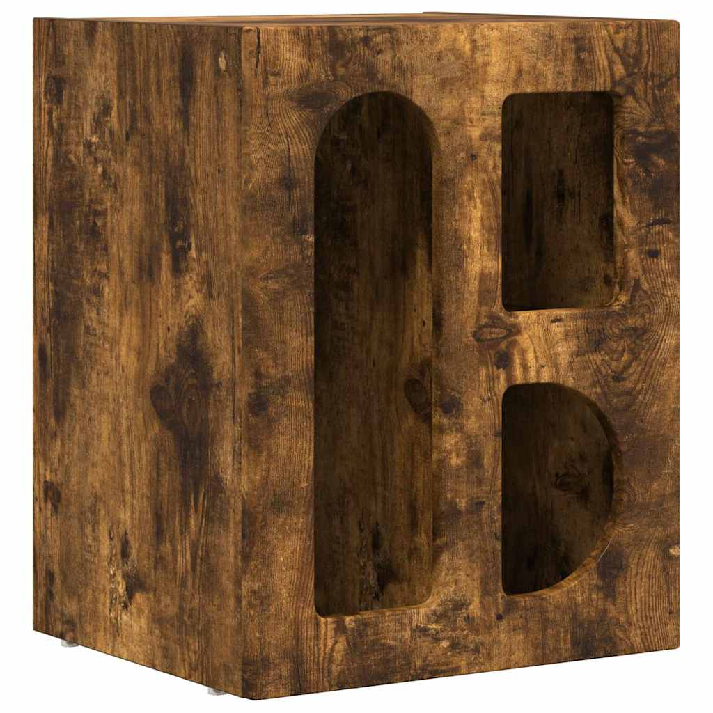 Noćni ormarić 2 pcs Dimljeni hrast 40 x 35 x 50 cm