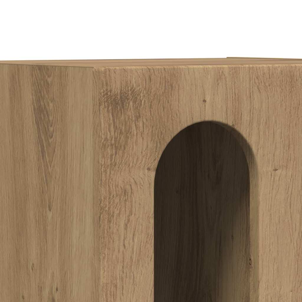 Noćni ormarić 2 pcs Umjetnički hrast 40 x 35 x 50 cm