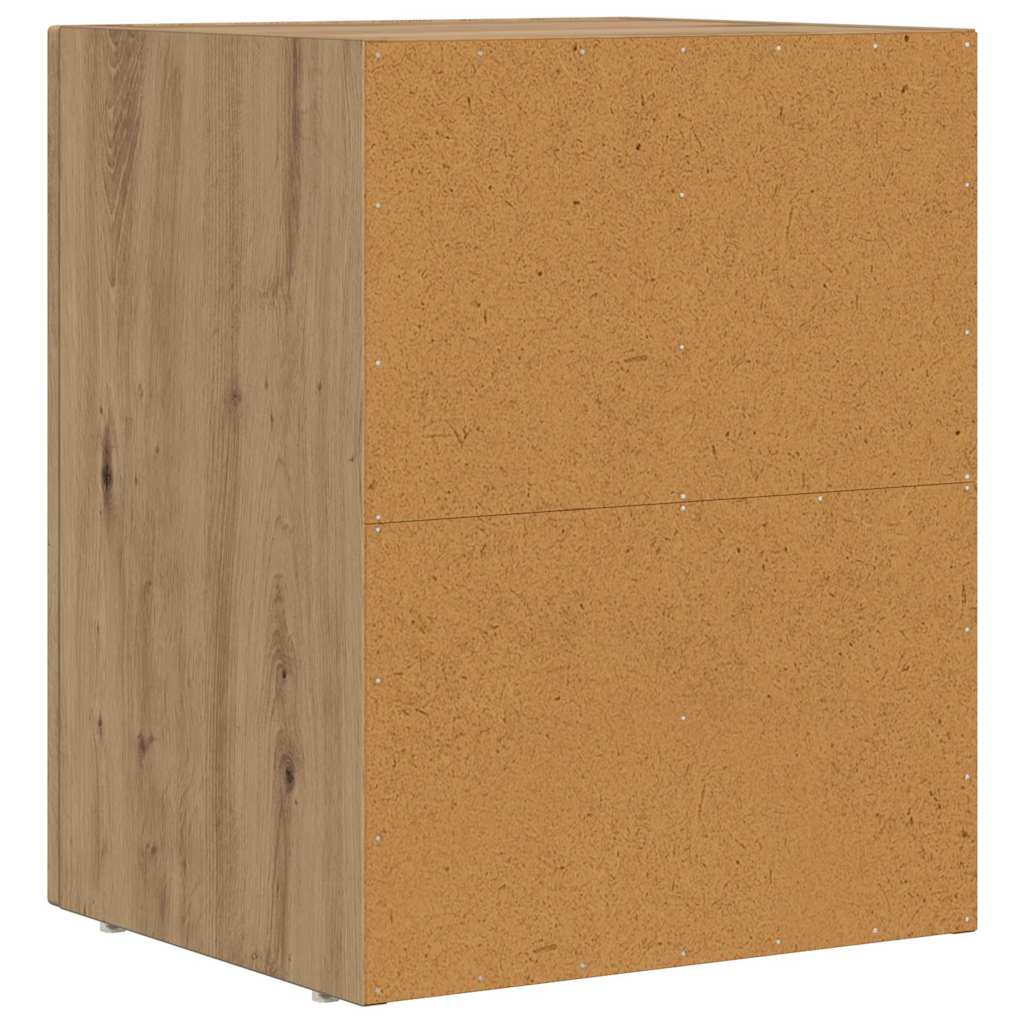Noćni ormarić 2 pcs Umjetnički hrast 40 x 35 x 50 cm