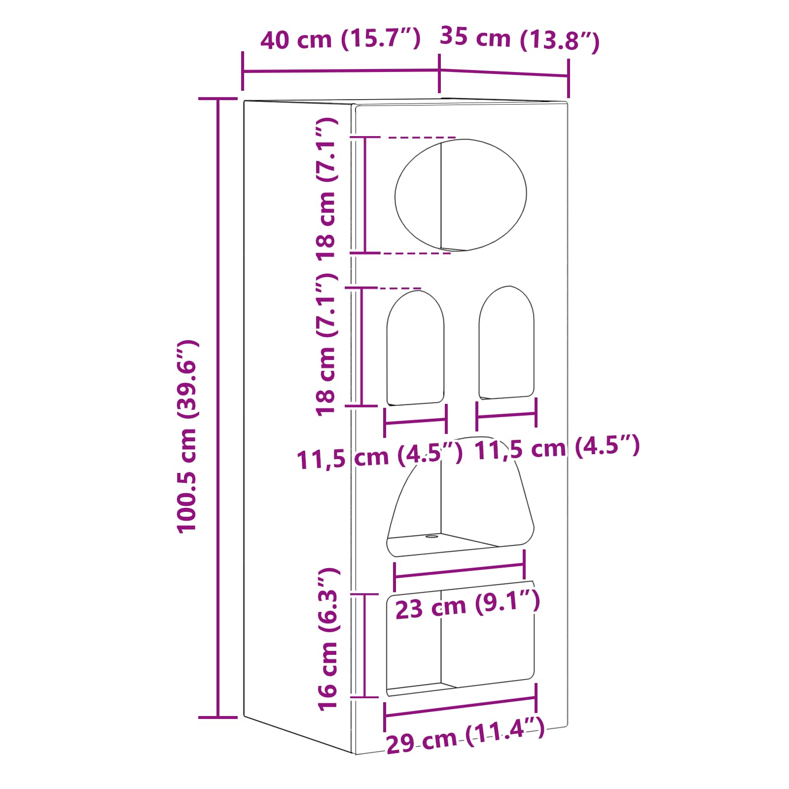 Kreveta Betonski sivi 40 x 35 x 100,5 cm Konstruirano drvo