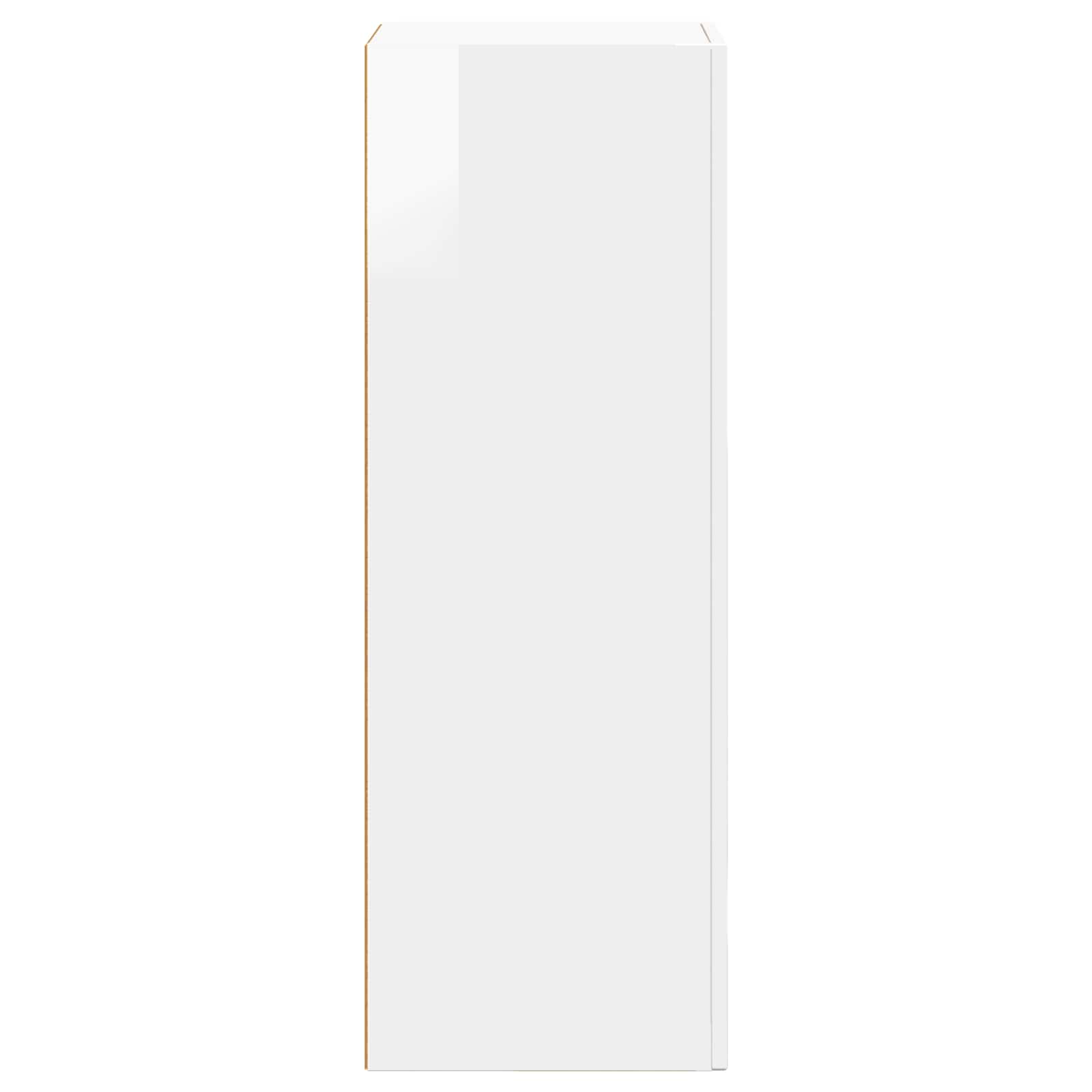 Kreveta Visoki sjaj bijela 40 x 35 x 100,5 cm Konstruirano drvo