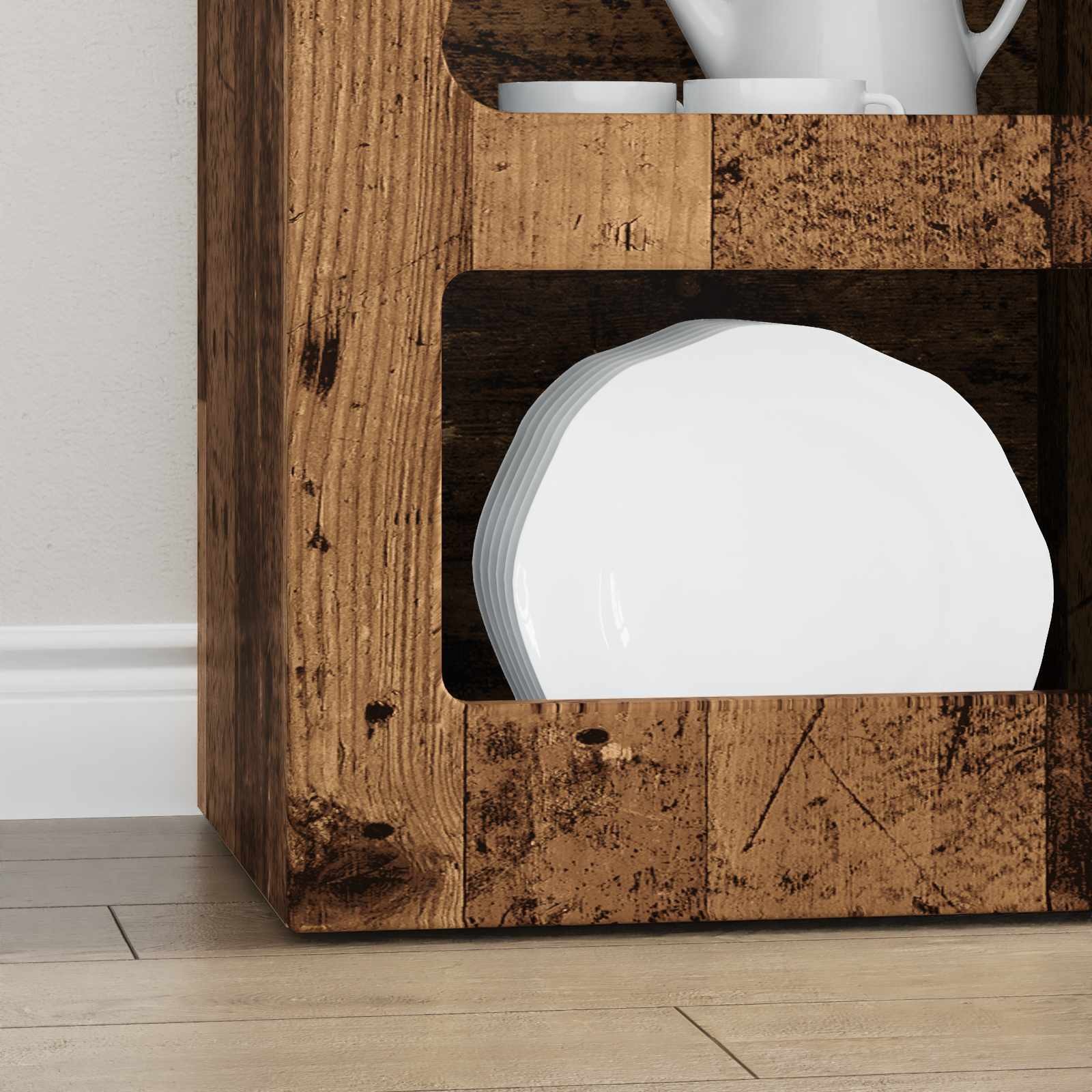 Kreveta Staro drvo 40 x 35 x 100,5 cm Konstruirano drvo