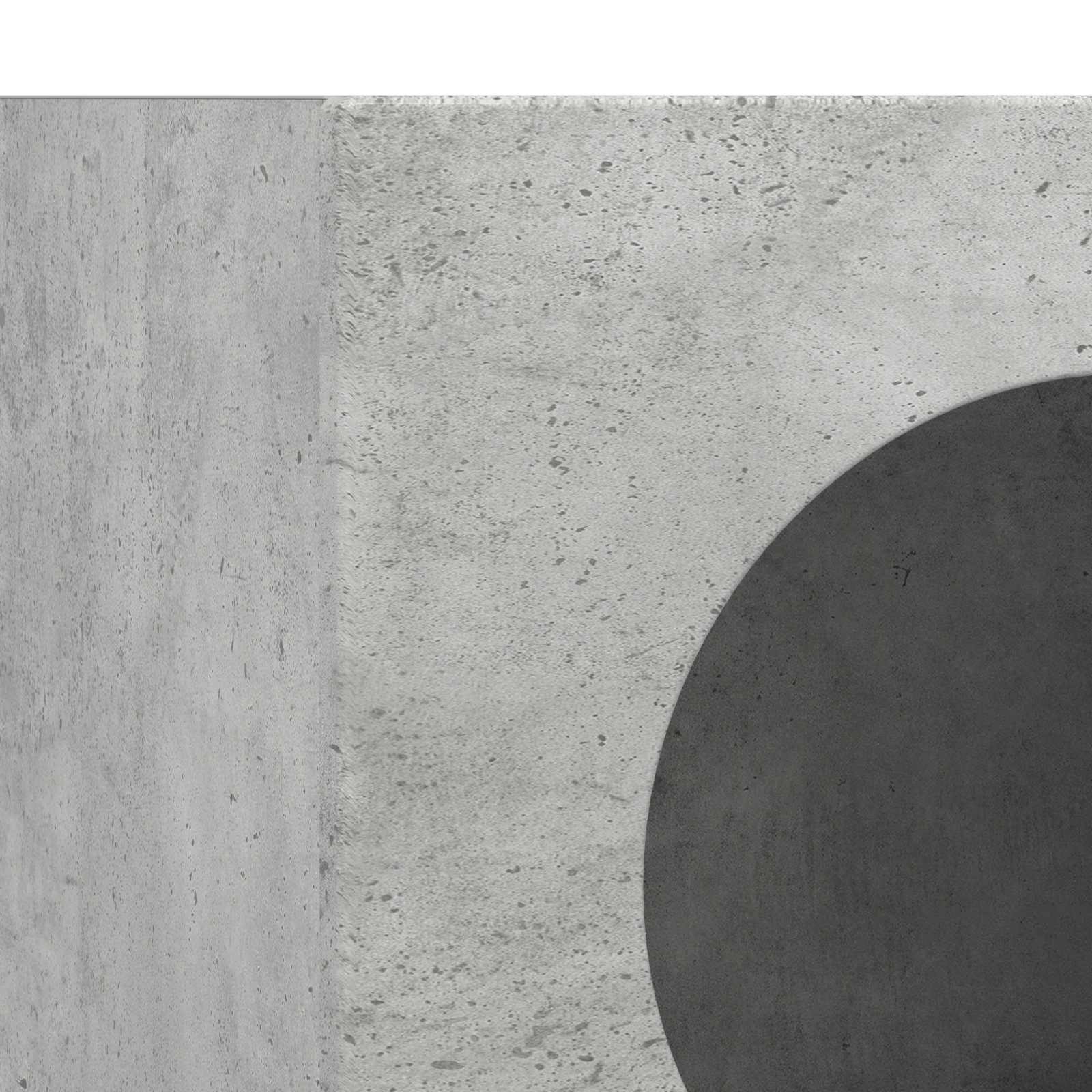 Kreveta Betonski sivi 40 x 35 x 100.5 cm Konstruirano drvo