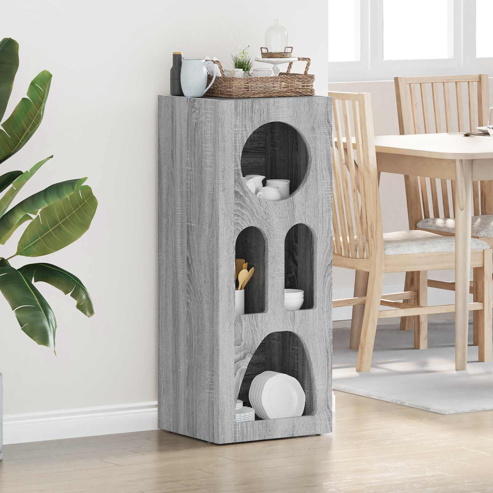 Kreveta Siva Sonoma 40 x 35 x 100.5 cm Konstruirano drvo